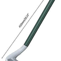 Toilet Brush- Wall-Mounted Long-Handled Golf Head Toilet Brush with Hook(Pack of 2)