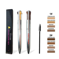 4 Colors Eyebrow Pen 4IN1 Eyebrow Pencil